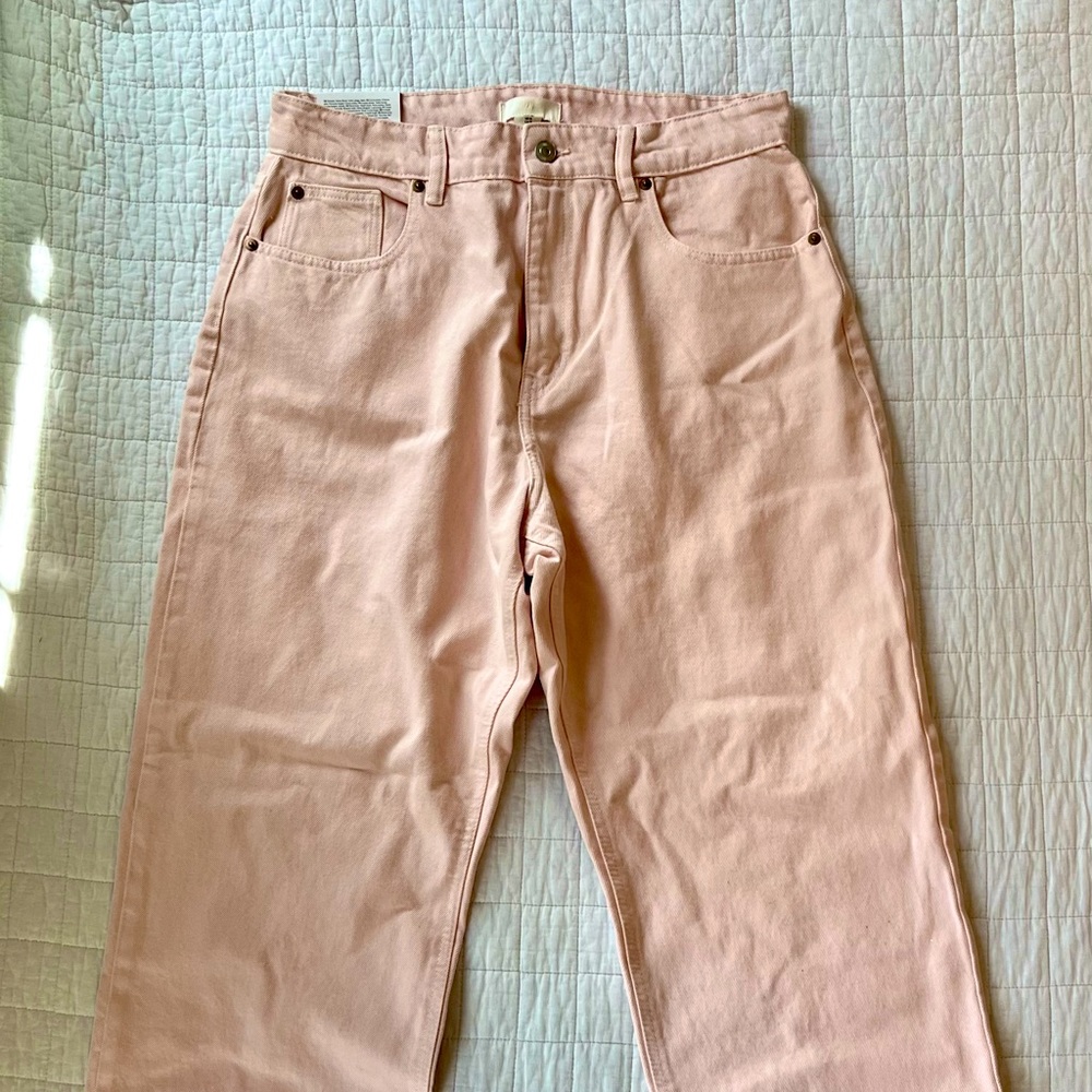 H&M Pink Straight Leg Jeans